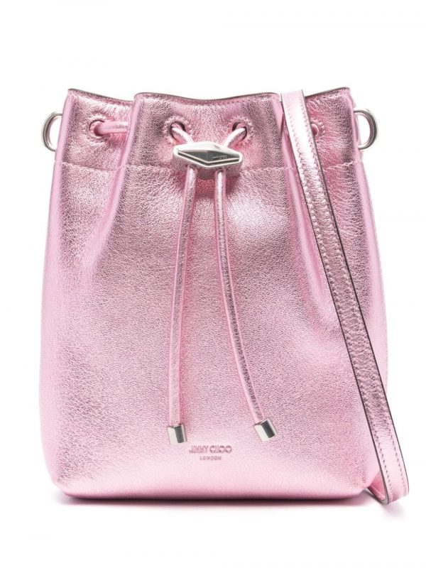 MINI BORSA BON BON IN PELLE METALLIZZATA
