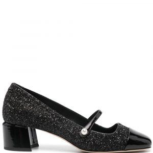 DECOLLETÉ ELISA 45 IN PELLE GLITTERATA