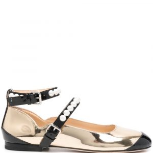 BALLERINA BICOLOR IN PELLE