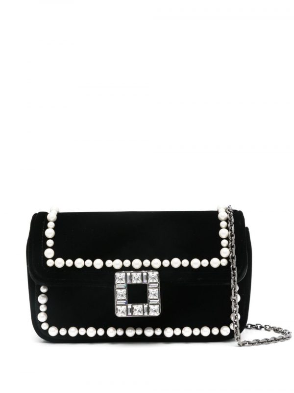 POCHETTE JEU DE FILLE IN VELLUTO