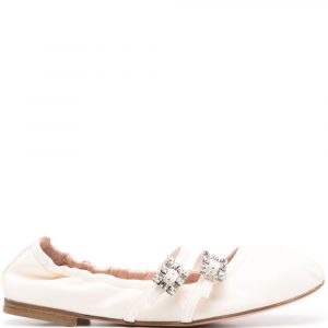 BALLERINA MINI STRAP STRASS IN PELLE