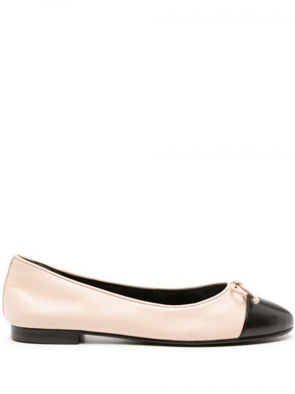 BALLERINA CAP-TOE IN PELLE