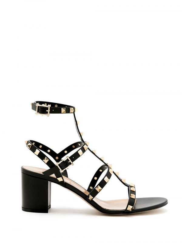 SANDALO ROCKSTUD IN PELLE