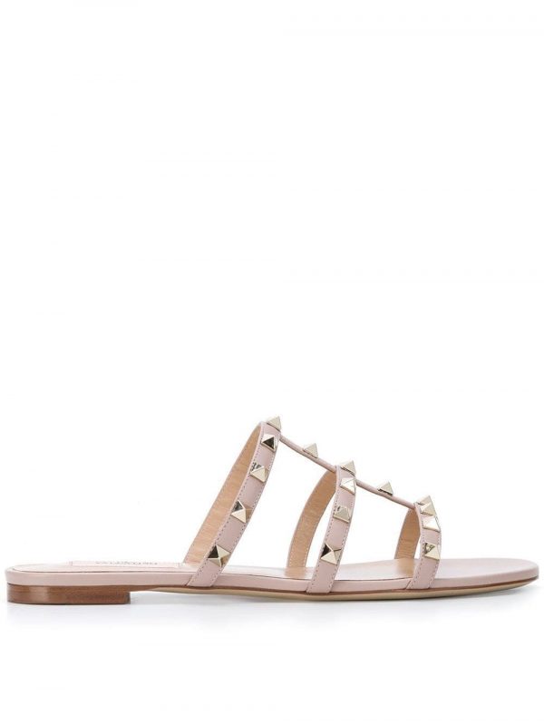 SANDALO ROCKSTUD IN PELLE