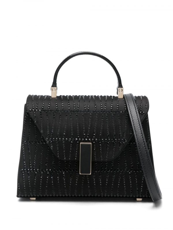 BORSA ISIDE MICRO IN RASO CON STRASS
