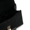 BORSA ISIDE MICRO IN RASO CON STRASS — изображение 4