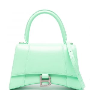 BORSA HOURGLASS PICCOLA IN PELLE
