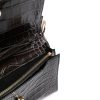 POCHETTE BUCKLE TRAVEL CASE IN PELLE GOFFRATA COCCODRILLO — изображение 2