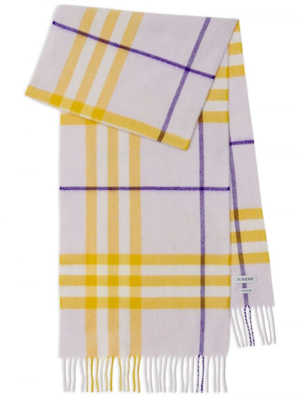 SCIARPA GIANT CHECK IN CASHMERE