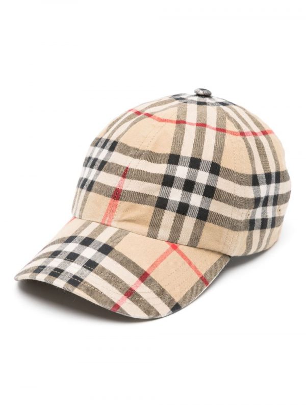 CAPPELLO BASEBALL CON MOTIVO CHECK