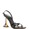 SANDALO CON TACCO IN PELLE — изображение 3