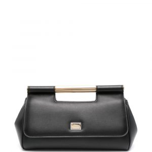 CLUTCH SICILY MEDIA IN PELLE