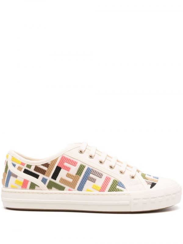 SNEAKER DOMINO IN TESSUTO