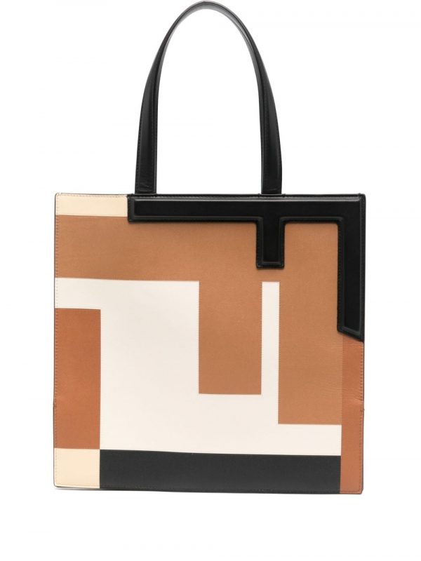 BORSA FENDI FLIP MEDIA IN PELLE