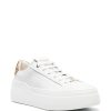SNEAKER IN PELLE CON PLATEAU — изображение 4
