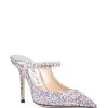 SABOT BING 100 GLITTERATO CON CINTURINO DI CRISTALLI — изображение 3
