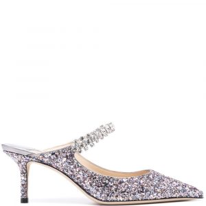 SABOT BING 65 GLITTERATO CON CINTURINO DI CRISTALLI