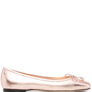 BALLERINA ELME FLAT IN PELLE METALLIZZATA