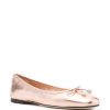 BALLERINA ELME FLAT IN PELLE METALLIZZATA — изображение 2