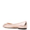 BALLERINA ELME FLAT IN PELLE METALLIZZATA — изображение 3