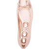 BALLERINA ELME FLAT IN PELLE METALLIZZATA — изображение 4