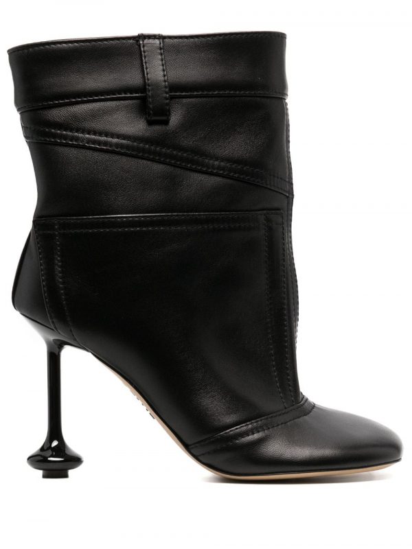 STIVATELLO TOY IN PELLE CON TACCO
