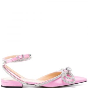 BALLERINA SLINGBACK DOUBLE BOW IN RASO