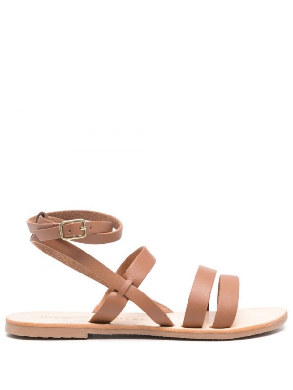 SANDALO GLADIATORE IN PELLE