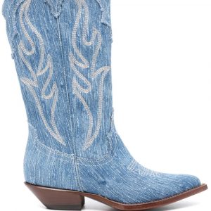 STIVALETTO TEXANO IN DENIM