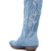 STIVALETTO TEXANO IN DENIM — изображение 3