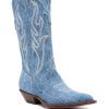 STIVALETTO TEXANO IN DENIM — изображение 4