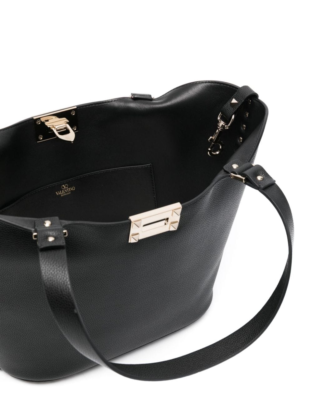 BORSA TOTE ROCKSTUD PICCOLA IN PELLE — изображение 3