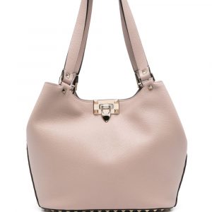 BORSA TOTE ROCKSTUD PICCOLA IN PELLE