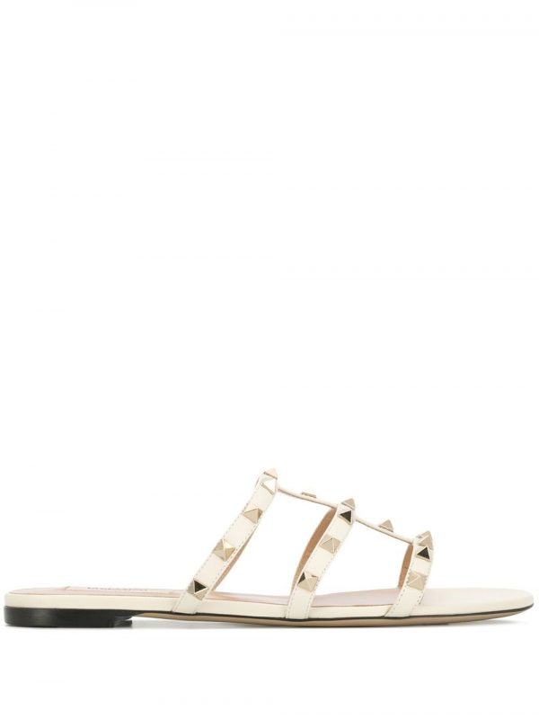 SANDALO ROCKSTUD IN PELLE