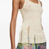 TOP SMANICATO IN MISTO COTONE — изображение 2