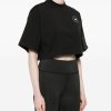 T-SHIRT CROPPED IN COTONE ORGANICO — изображение 2