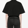 T-SHIRT CROPPED IN COTONE ORGANICO — изображение 5