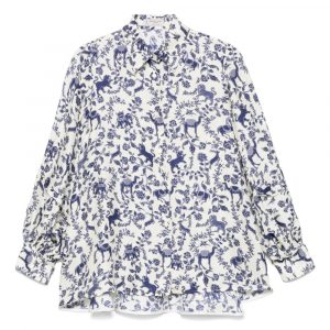 CAMICIA IN SETA STAMPATA
