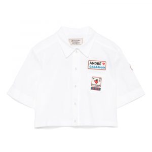 CAMICIA IN COTONE CON PATCH