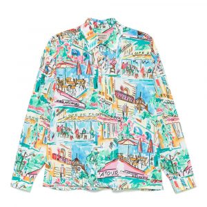 CAMICIA IN COTONE STAMPATA