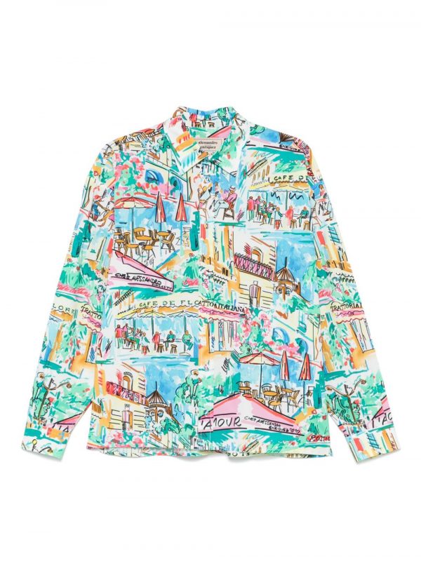 CAMICIA IN COTONE STAMPATA