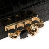 BORSA JEWELLED SATCHEL MINI IN PELLE — изображение 5