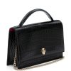 BORSA SKULL MEDIA IN PELLE — изображение 3