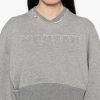 FELPA CROPPED IN COTONE CON LOGO — изображение 3