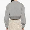 FELPA CROPPED IN COTONE CON LOGO — изображение 5