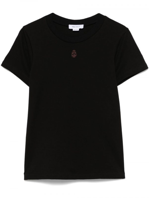 T-SHIRT SKULL IN COTONE