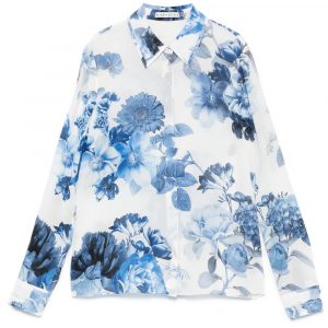 CAMICIA WILLA IN SETA STAMPATA