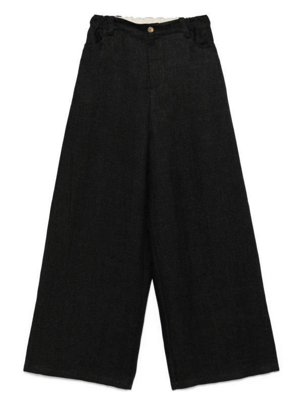 PANTALONE AMPIO IN LINO