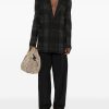 BLAZER MONOPETTO A QUADRI — изображение 5