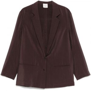 BLAZER MONOPETTO IN TELA DI SETA